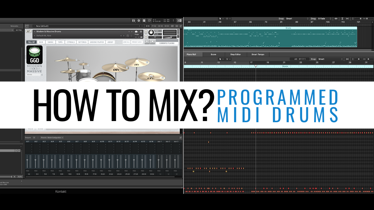 How to Mix Programmed Midi Drums
