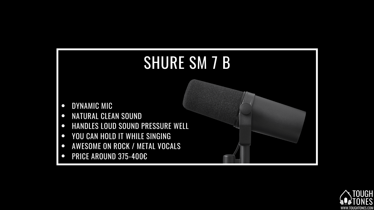 Mic Shootout Shure SM 7 B