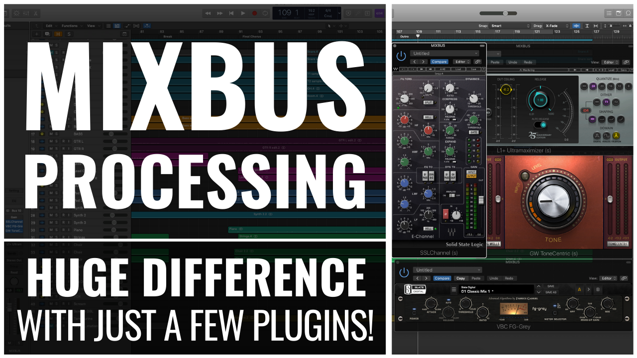 Mixbus Processing Huge difference with just a few plugins