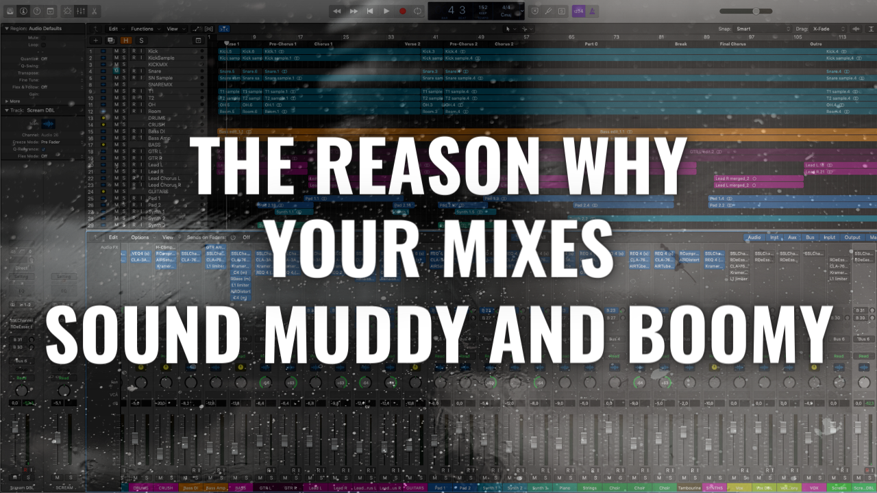 The reason why your mixes sound muddy and boomy